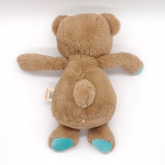 B Softies Brown Teddy Bear Plush 11" Cara-Mellow Blue Paws Baby Stuffed Toy 2019 - Picture 5 of 7